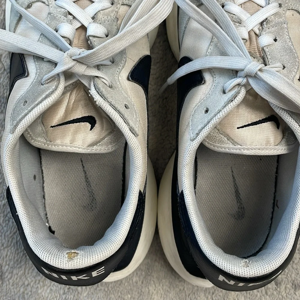 Nike Phoenix Waffle Sneakers Athletic Shoes White Sanddrift Black Womens 9.5 - Picture 7 of 15